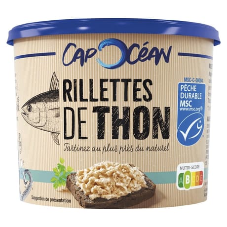 Cap océan rillettes de thon 150g