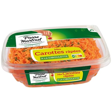 Pierre martinet carottes rapées ciboulette 510g