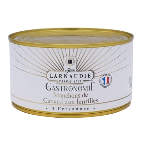 Larnaudie manchons de canard aux lentilles "gastronomie" 1240g