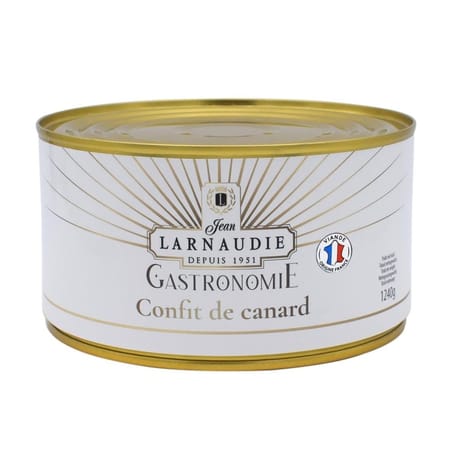 Larnaudie confit de canard France "gastronomie" boîte 1240g