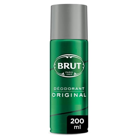 Brut déodorant spray original efficacité longue durée 200ml