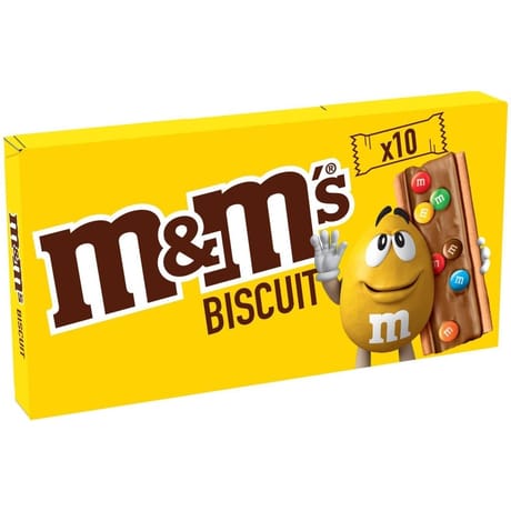 M&m's biscuits chocolat au lait x10 198g