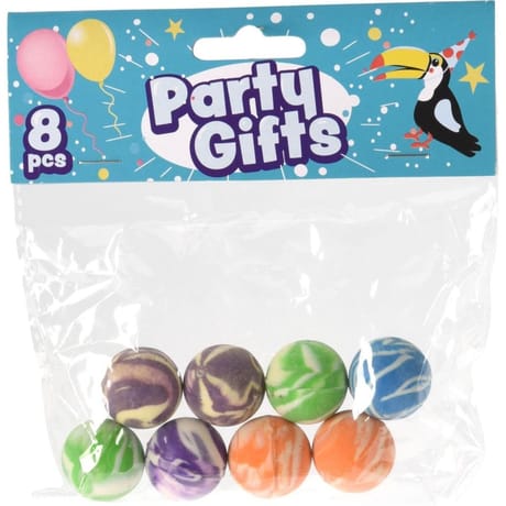Balles rebondissantes x8