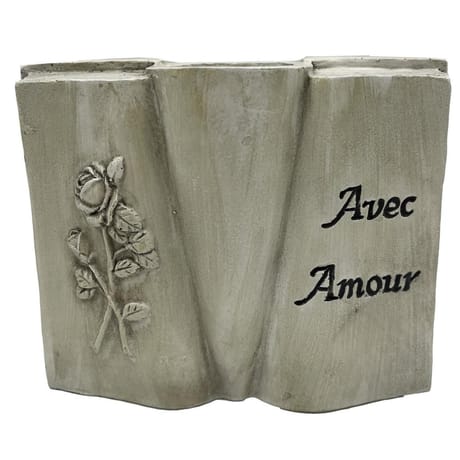 Déco funéraire vase