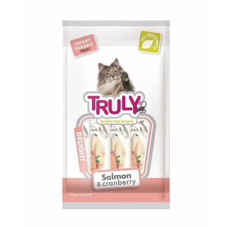 Friandise liquide crémeux pour chat saumon 14 g x 5