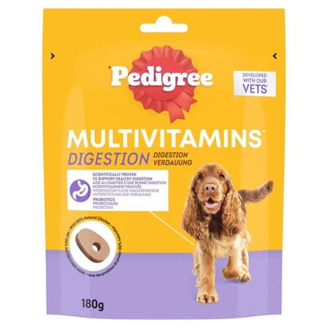 Pedigree multivitamins digestion aliment complémentaire chiens 180g