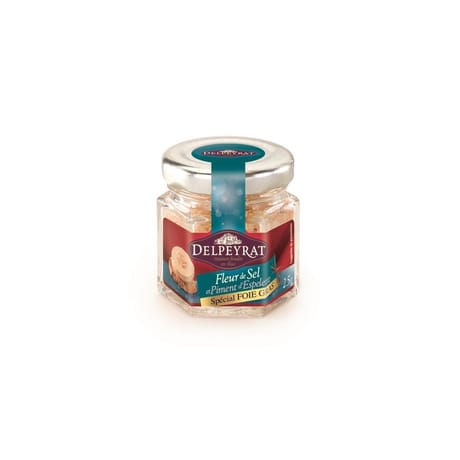 Delpeyrat givre de sel et piment d'Espelette pot 25g