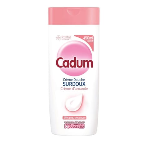 Cadum crème douche surdoux crème d'amande 450 ml