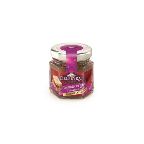 Delpeyrat compotée figues et vinaigre de xérès pot 50g