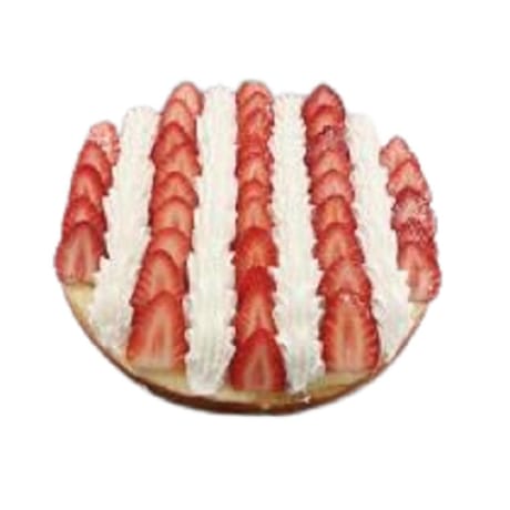 Génoise fraises 6 parts