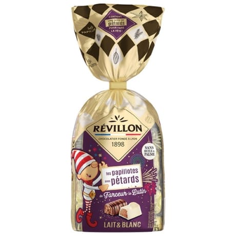 Révillon chocolatier  rev authentiques lb- lutin farceur pétard 300g