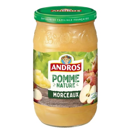 Andros bocal pomme morceaux 740g
