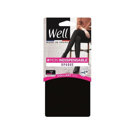 Collant opaque Mon Indispensable Well NOIR EBENE T3-4