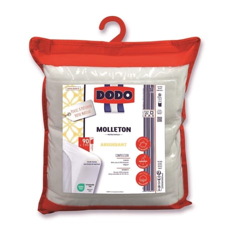 Dodo protège-matelas 90x190cm molleton absorbant