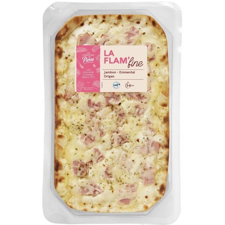 Flam'fine jambon emmental 180g fe