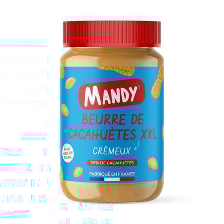 Mandy beurre de cacahuètes sans morceaux 500g
