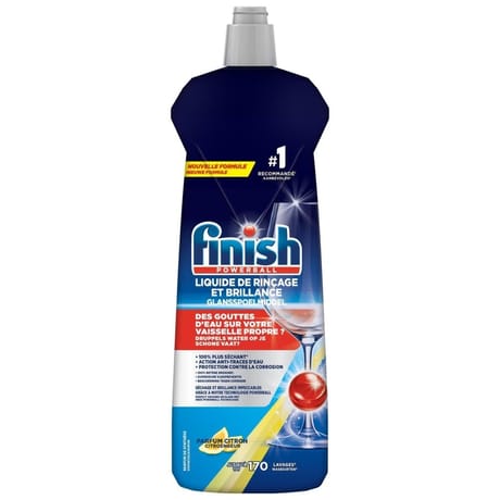 Finish liquide de rinçage citron 800ml