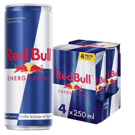 Red Bull boisson energisante gazeuse 4x25cl