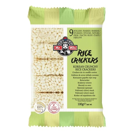 Mr Min rice crackers 100g