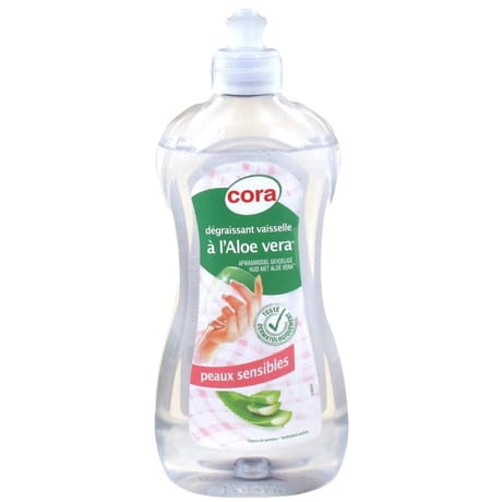 Cora liquide vaisselle peaux sensibles 500ml