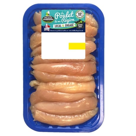 Volailles Champenoises aiguillettes de poulet 100% végétal
