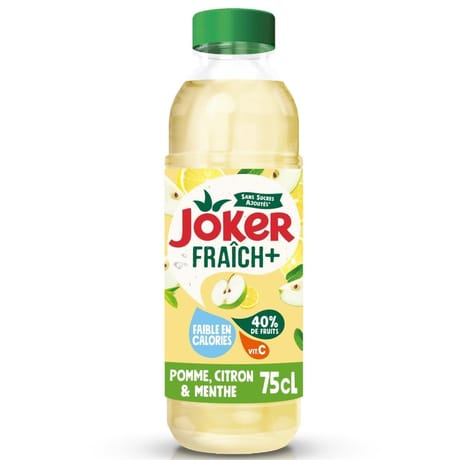 Jocker fraich +pomme citron menthe 75cl