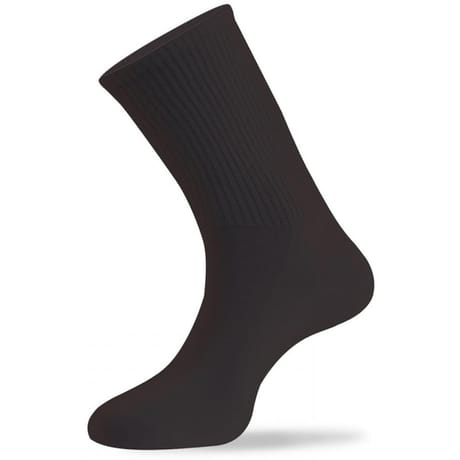 Mi chaussettes à côtes unies spéciales diabétiques femme KINDY 8000 NOIR 38\40