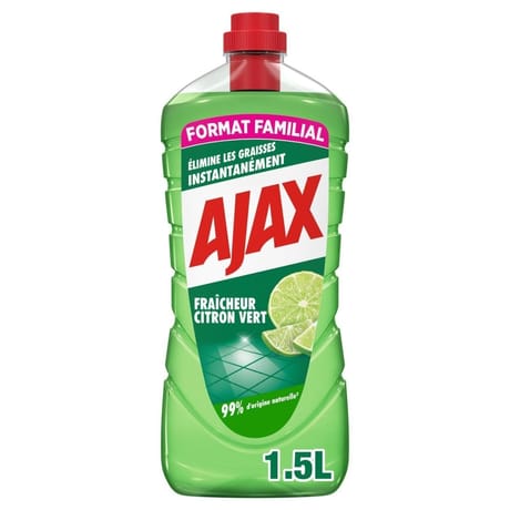 Ajax nettoyant ménager citron vert 1.5l