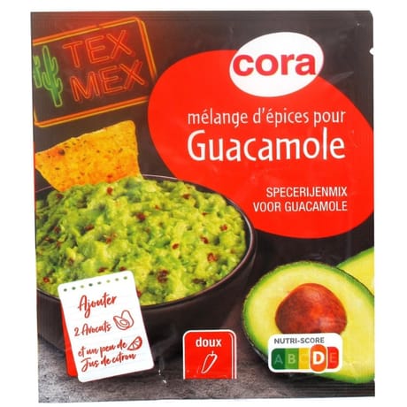 Cora mélange d'épices pour guacamole 20g