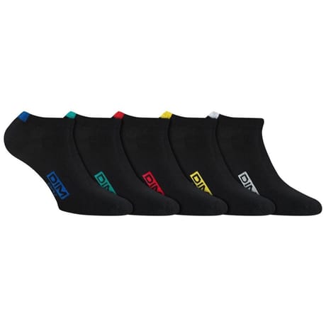 Lot de 5 paires de socquettes homme ECODIM NOIR T39/42
