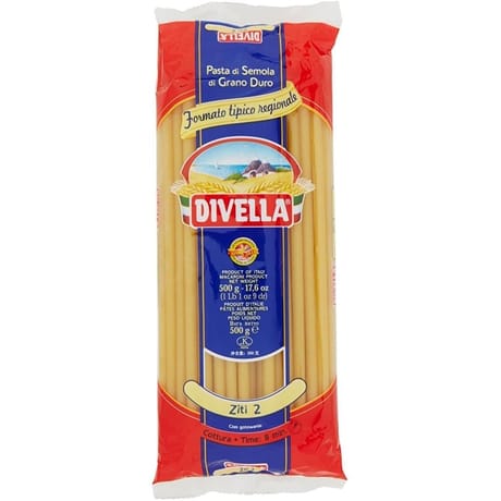 Divella Pâtes italiennes ziti n°2 500g