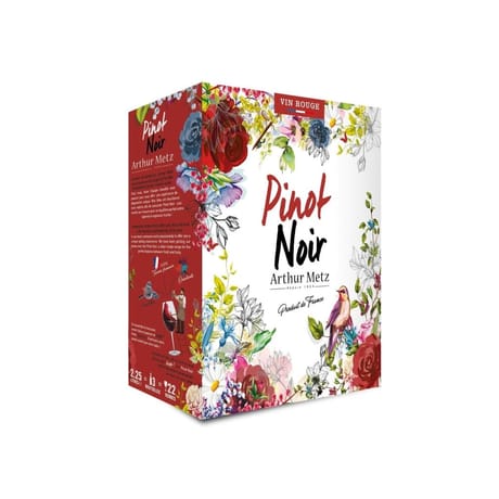 Pinot Noir Vin de France Rouge Arthur Metz Bib 12.5% Vol.2.25l