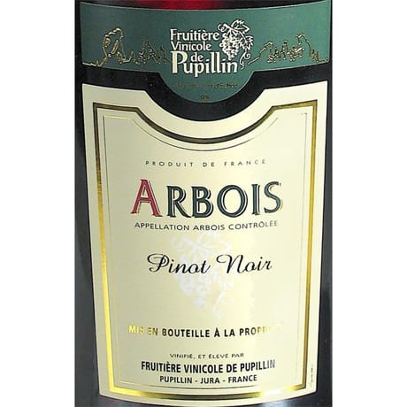 Pinot noir arbois 12.5 cl 75 cl vin structuré équilibré par son coté fruité et thanique