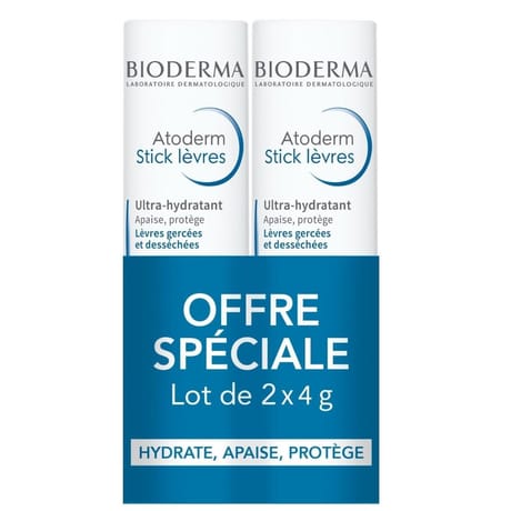 Bioderma Atoderm stick lèvres x2