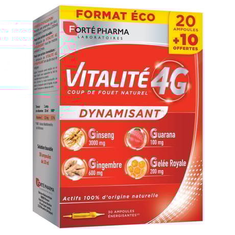 Forté pharma vitalité 4G ampoules x30