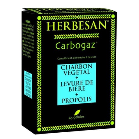 Herbesan carbogaz gélules x45