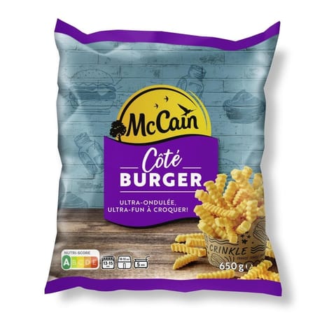 Mccain frites côté burger 650g