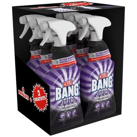 Cillit bang pistolets expert anti-moisissure 750ml 4+ 2 gratuits