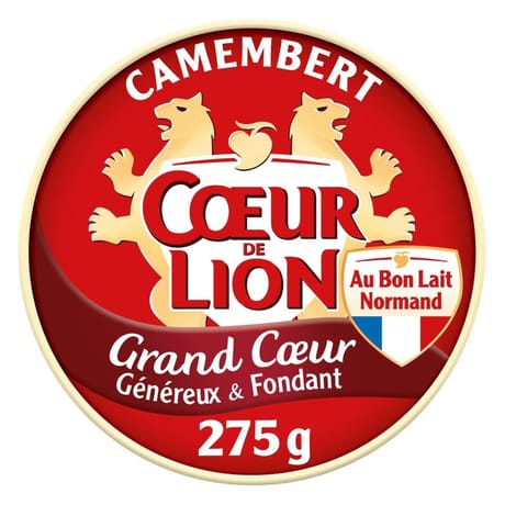 Coeur de Lion camembert grand coeur 275g