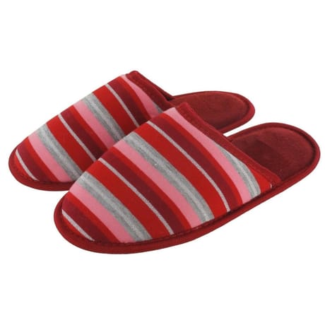 Mule fantaisie femme ROUGE/GRIS RCT 42