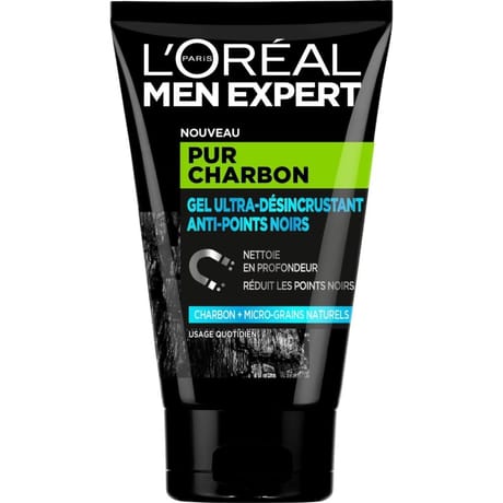 L'oréal men expert pure carbon gel ultra-désincrustant 100ml