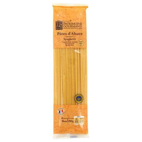 Patrimoine gourmand spaghettis aux oeufs 250g