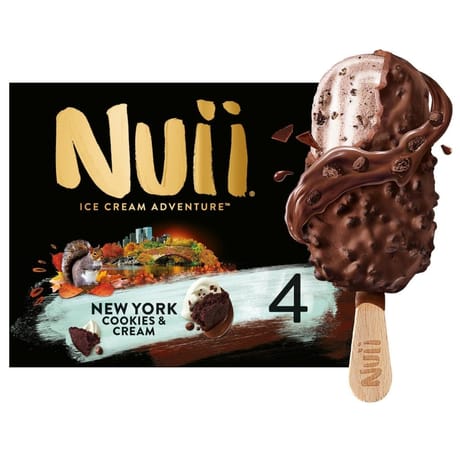Nuii 4 bâtonnets new york cookies cream 268g