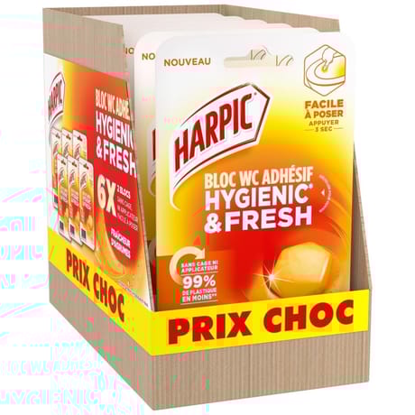Harpic hygienic & fresh fraîcheur d'agrumes prix choc x6