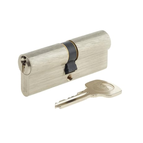 Yale cylindre série 500+, 40x40mm, nickelé, 5 goupilles, 3 clés