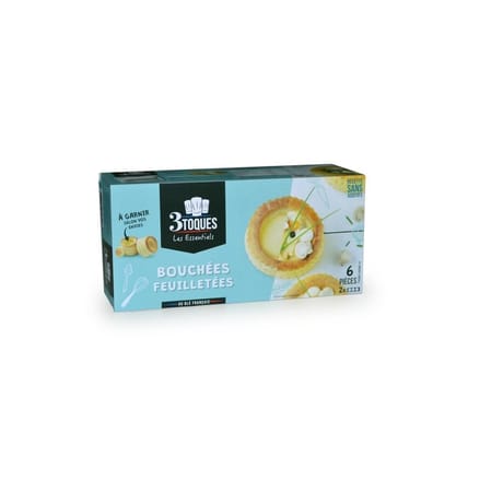 Les 3 toques étui de 6 bouchées 159g