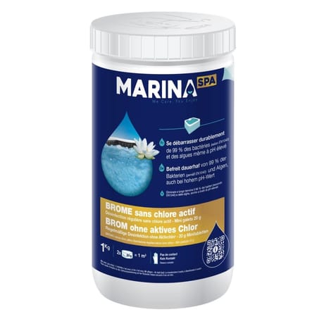 Traitement piscine Brome mini galets 20 g 1kg