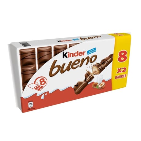 Kinder bueno t2 8x2barres 344g