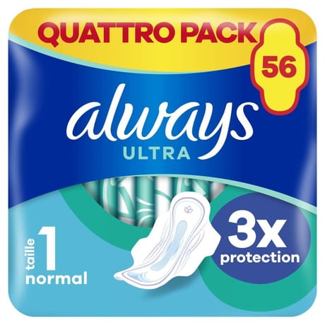 Always ultra serviettes hygeniques normal plus x56