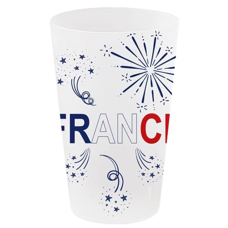 Eco-cup en polypropylène 60cl france en fête